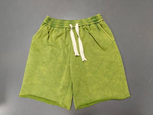 Mens Heavy Weight Old Stone Garment Dye Washing Terry Board Shorts