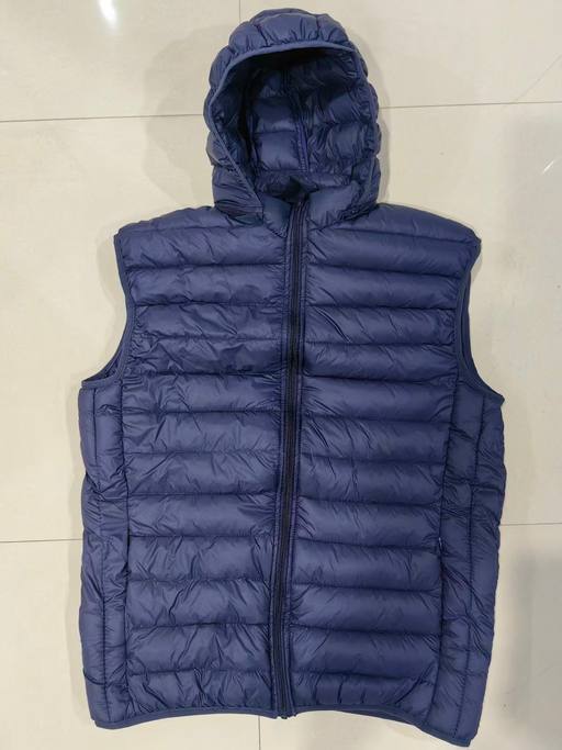 Men's Vest Jacket with Detachable Hood