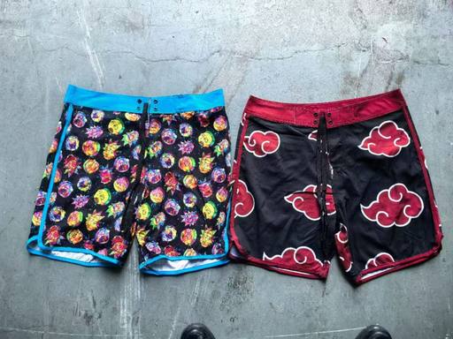 Mens 4way Stretch Print Shorts
